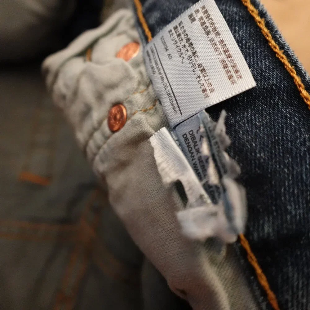 Levi’s 501 Button Fly Jeans Men’s 31x32 Medium Wash Straight‎ Leg Iconic Denim